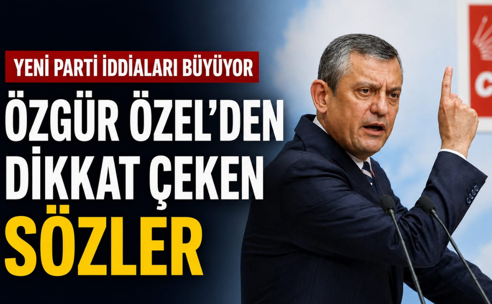 Yeni parti iddiaları büyüyor! Özgür Özel'den dikkat çeken sözler