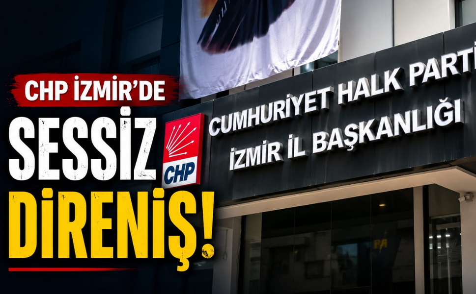 CHP İzmir'de sessiz direniş!
