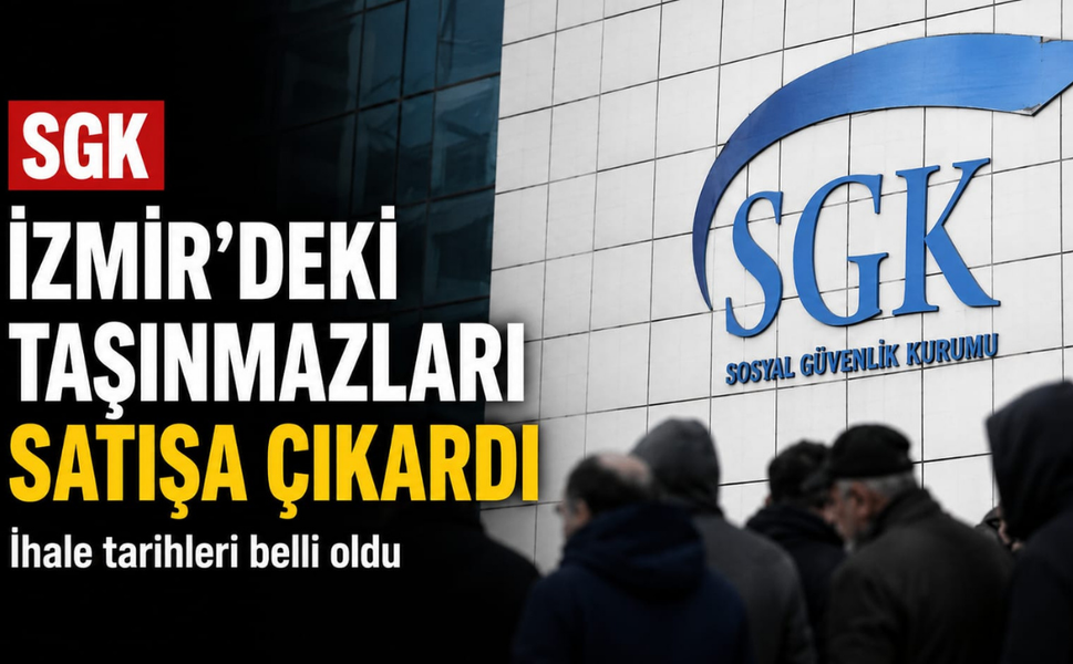 SGK, İzmir'deki o taşınmazları satışa çıkarttı: İhale tarihleri belli oldu!