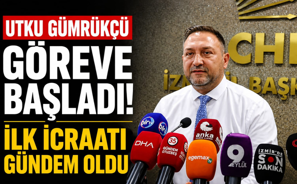 Utku Gümrükçü göreve başladı, ilk icraatı gündem oldu