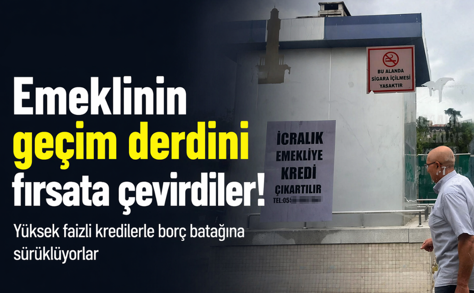 Emeklinin geçim derdini fırsata çevirdiler!