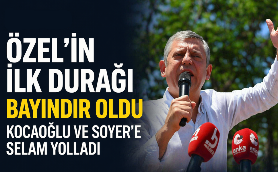Özel’in ilk durağı Bayındır oldu... "Sana otobüs de alacağız, bina da yapacağız"