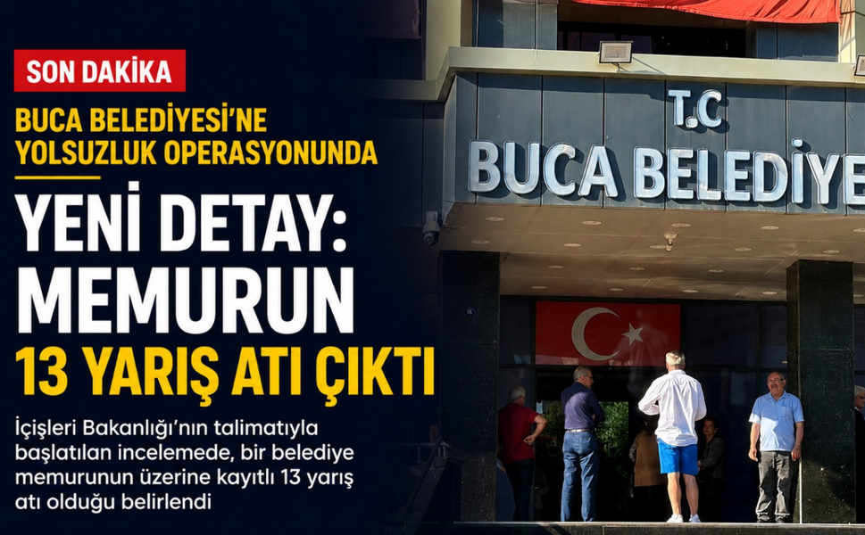 Buca Belediyesi'ne yönelik 'yolsuzluk' operasyonunda yeni detay: Memurun 13 yarış atı çıktı