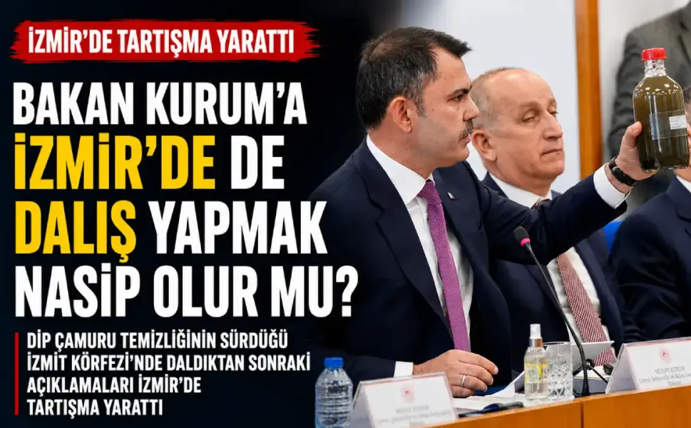 Bakan Kurum'a İzmir'de dalış yapmak nasip olur mu?