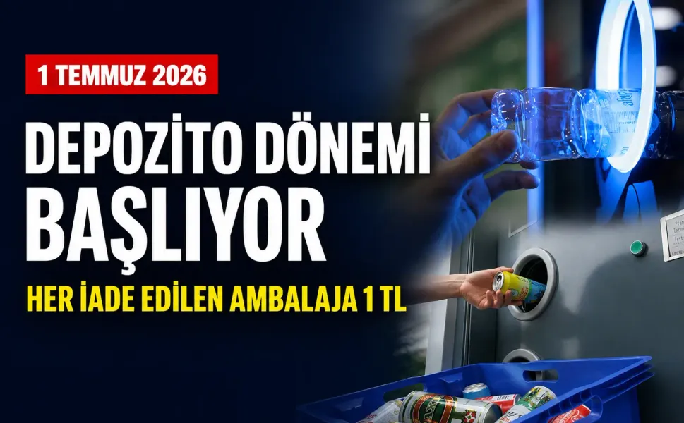 Türkiye’de depozito dönemi 1 Temmuz'da başlıyor: Her ambalaja 1 TL
