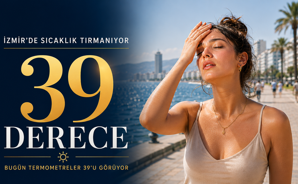 İzmir’de sıcak gün: İç kesimlerde termometreler 39’u görecek