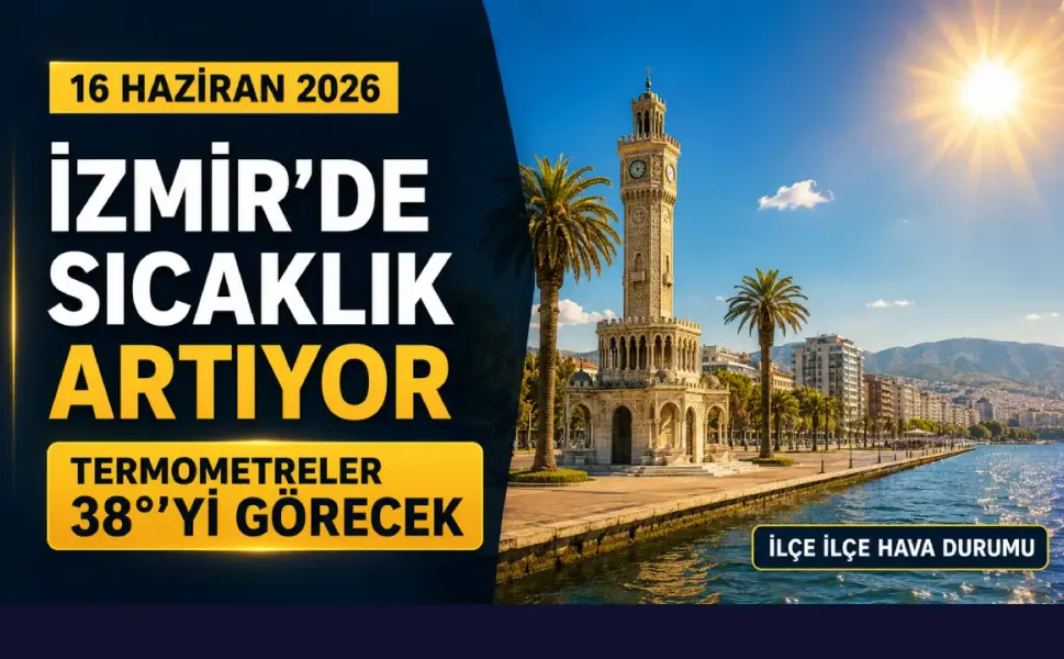 İzmir’de sıcaklık artıyor: Termometreler 38 dereceyi görecek