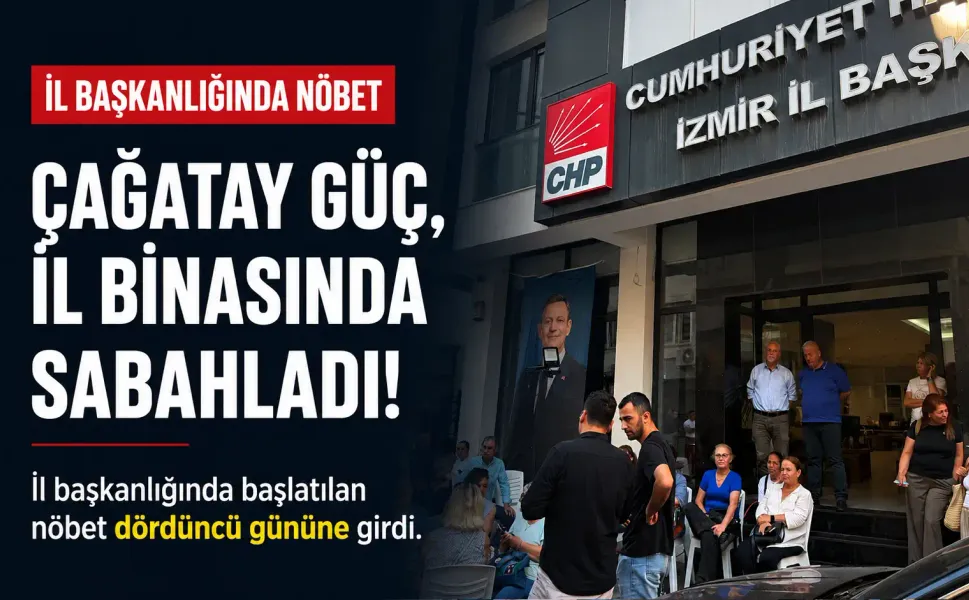 Çağatay Güç, il binasında sabahladı!