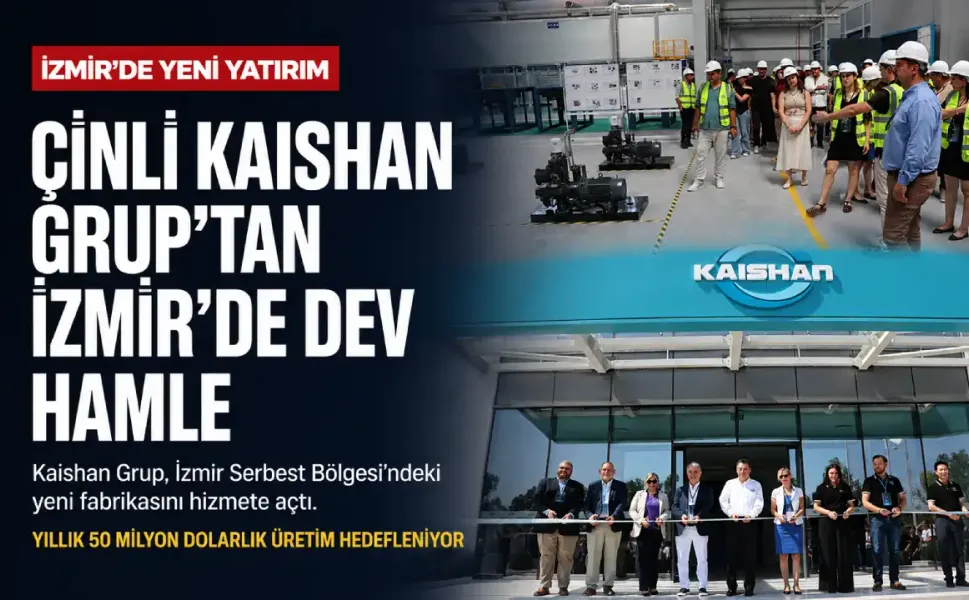 İzmir’de açılan dev tesisten dünyaya kompresör ihraç edilecek