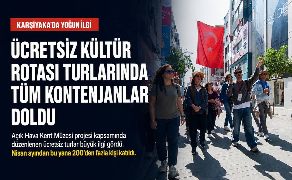 Karşıyaka’nın tarihi rotasına yoğun talep: Yeni turlar yolda