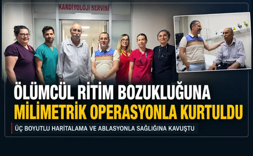 İzmir’de ölümcül ritim bozukluğuna Tepecik Hastanesinde milimetrik müdahale