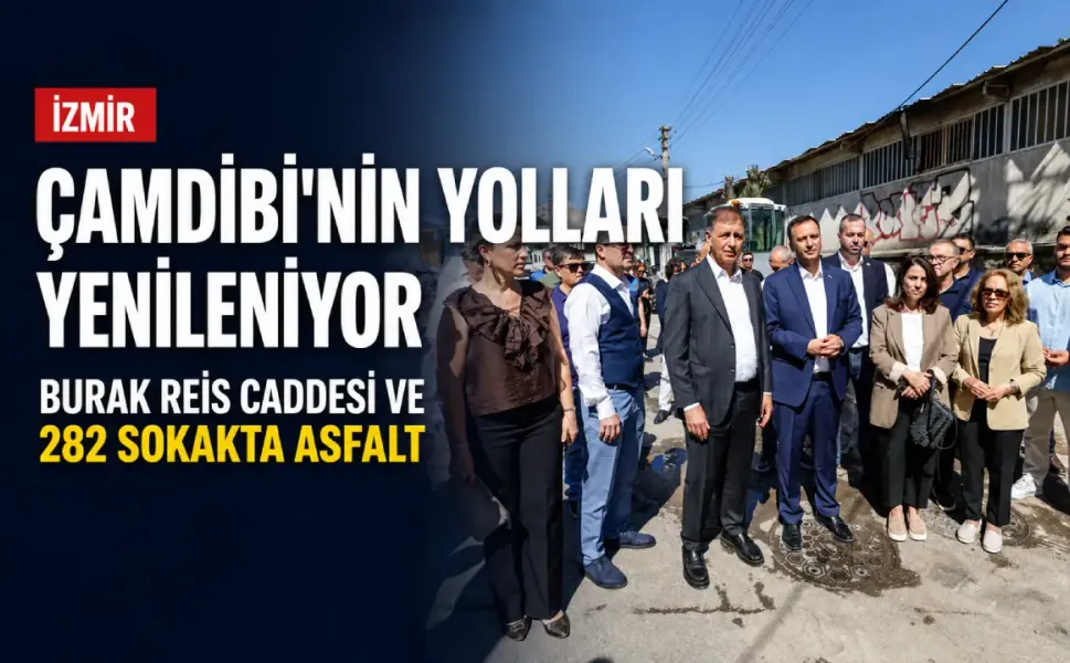 Bornova Çamdibi’nde asfalt seferberliği başladı