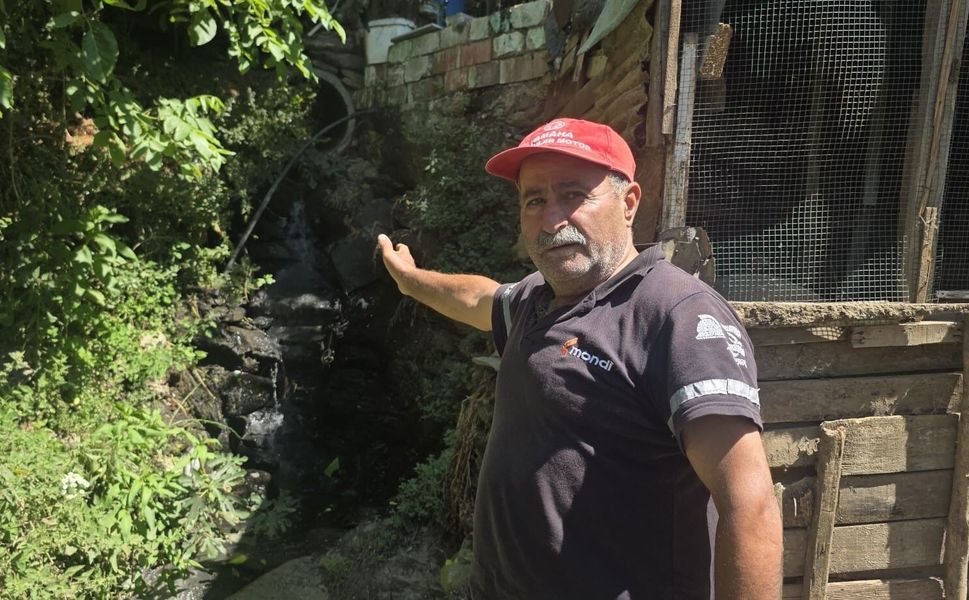 Tire’nin turizm rotası Kaplan’da açık kanalizasyon tepkisi: Sular açıktan dereye akıyor!