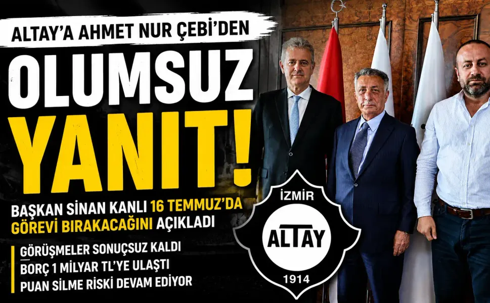 Altay’da beklenen anlaşma olmadı: Ahmet Nur Çebi’den olumsuz yanıt geldi