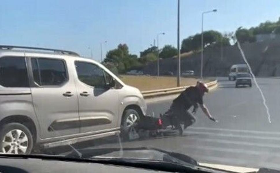 İzmir'de motosikletliye kasten çarpıp kaçan sürücüye ağır ceza