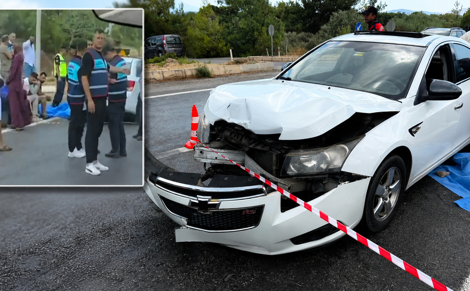İzmir Gümüldür’de iki araç çarpıştı: 1 ölü, 5 yaralı