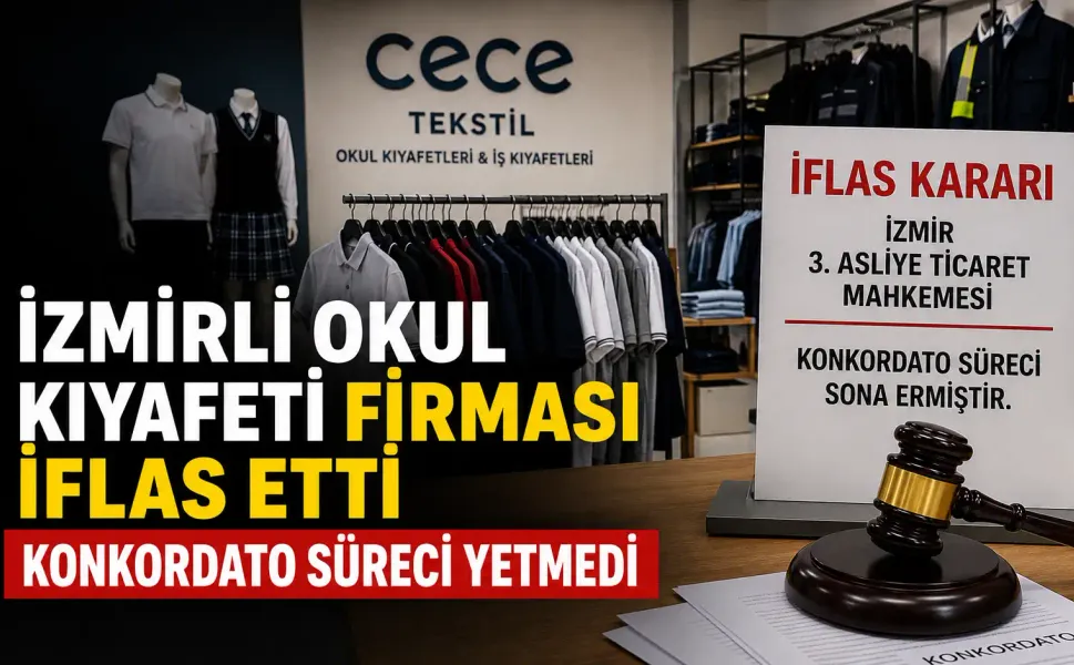 İzmirli okul kıyafeti firması iflas etti: Konkordato süreci yetmedi