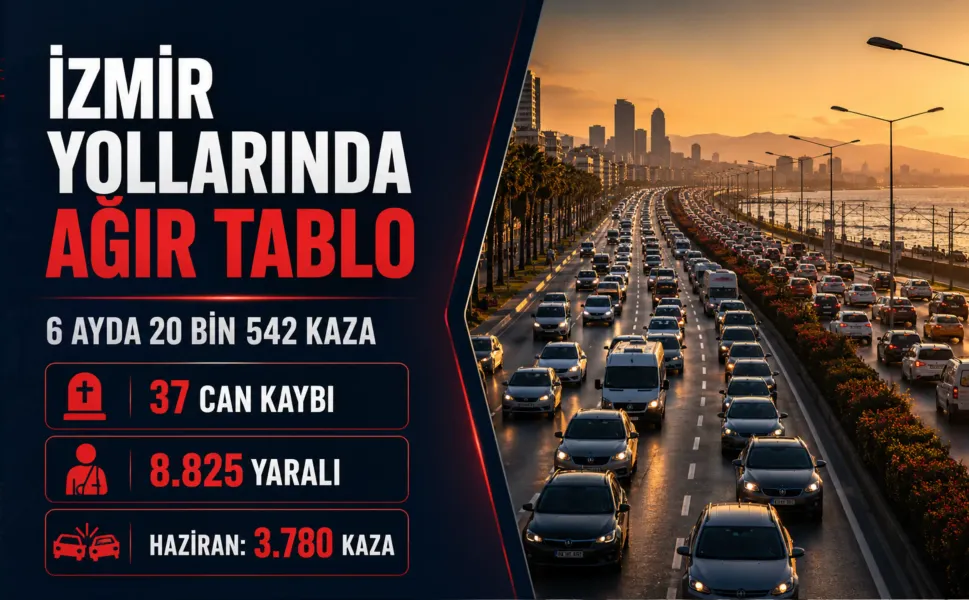 EGM raporu ortaya koydu: İzmir’de 6 ayda ağır bilanço