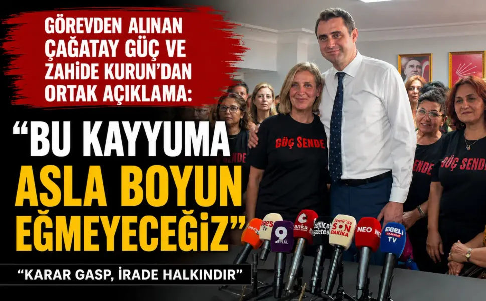 Görevden alınan Çağatay Güç ve Zahide Kurun’dan ortak açıklama: Bu kayyuma asla boyun eğmeyeceğiz