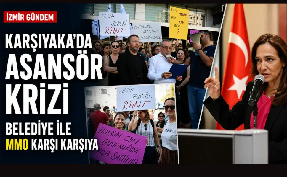 Karşıyaka’da asansör krizi büyüdü: Belediye ve MMO karşı karşıya