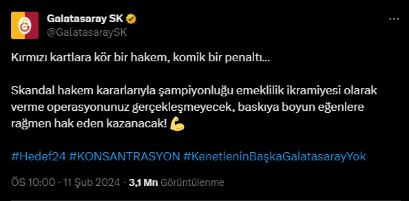 Galatasaray Açıklama
