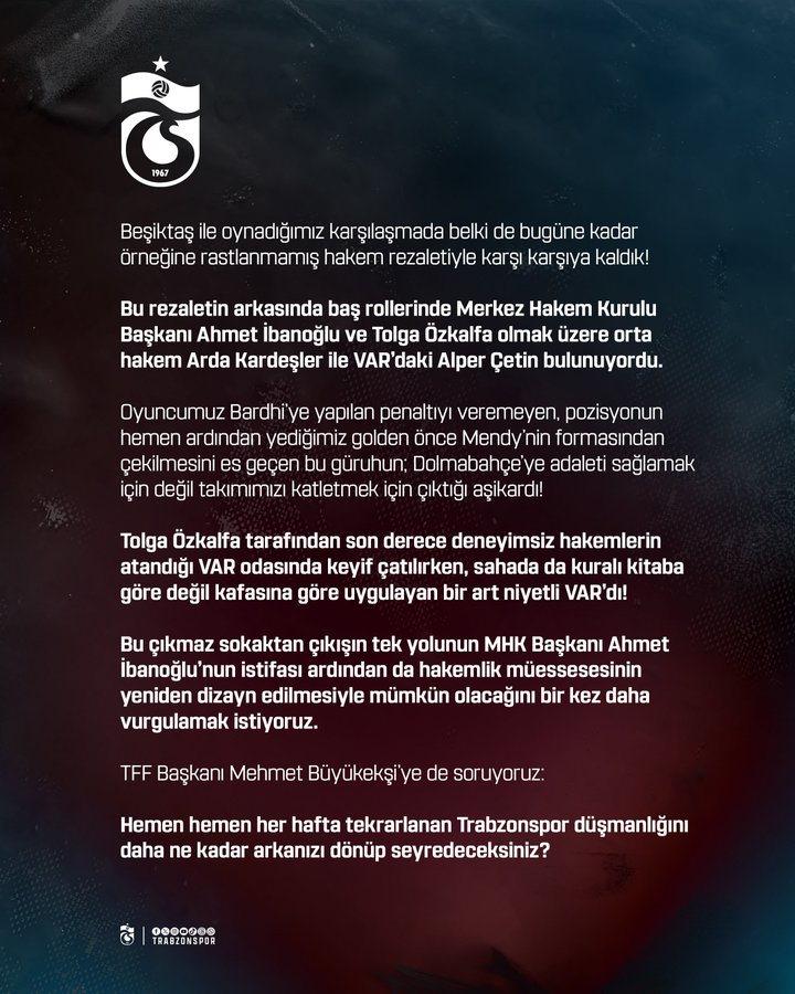 Trabzonspor Açıklaması