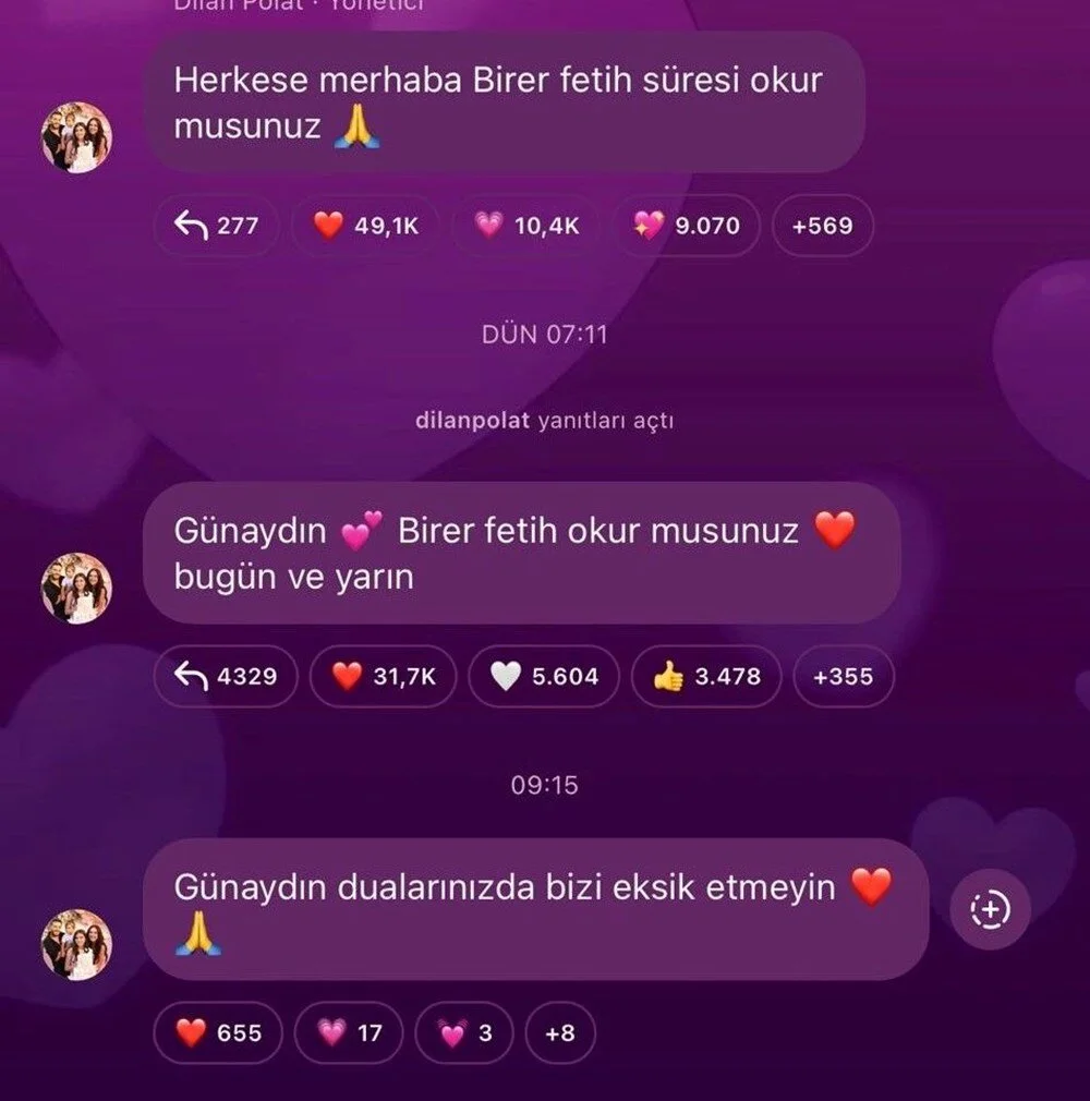 Dilan Polat Dua İstedi