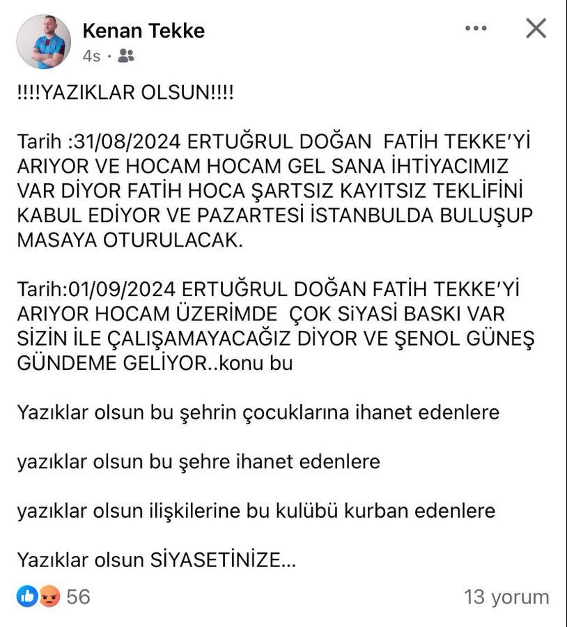 Kenan Tekke (Fatih Tekke'nin Kardeşi)