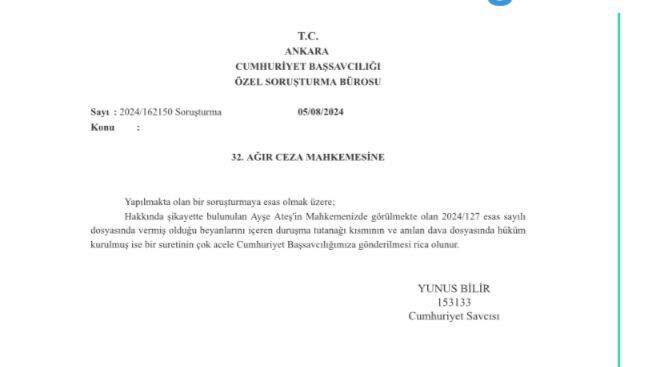 Mhp'liler, Sinan Ateş'in Eşi Ayşe Ateş'i Mahkemeye Verdi