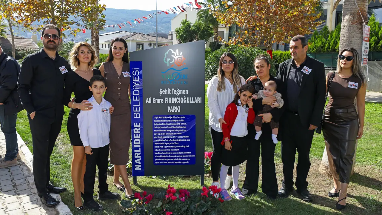 Bahar Kalkanı Harekâtı Şehidi Fırıncıoğlu'nun Adı Narlıdere'de Ölümsüzleşti (2)