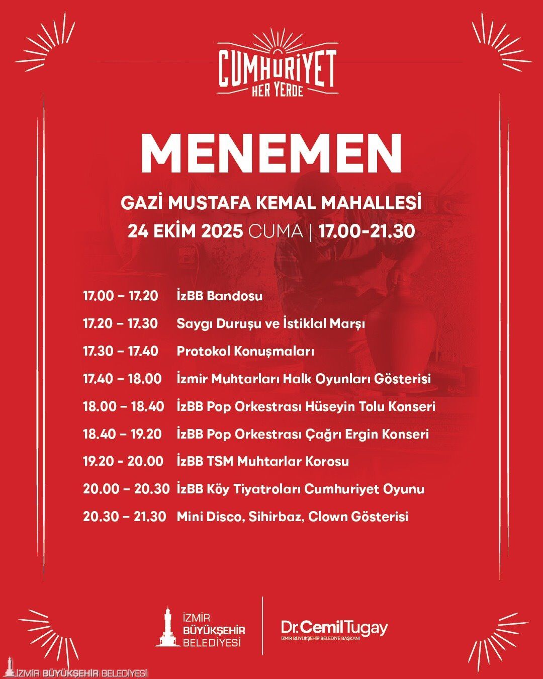 Cumhuriyet Her Yerde Izmirin Dort Bir Yaninda Bayram Coskusu Yasanacak (5)