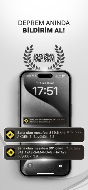 Depremi Haber Veren Uygulamalar Depremuyarisistemianlik