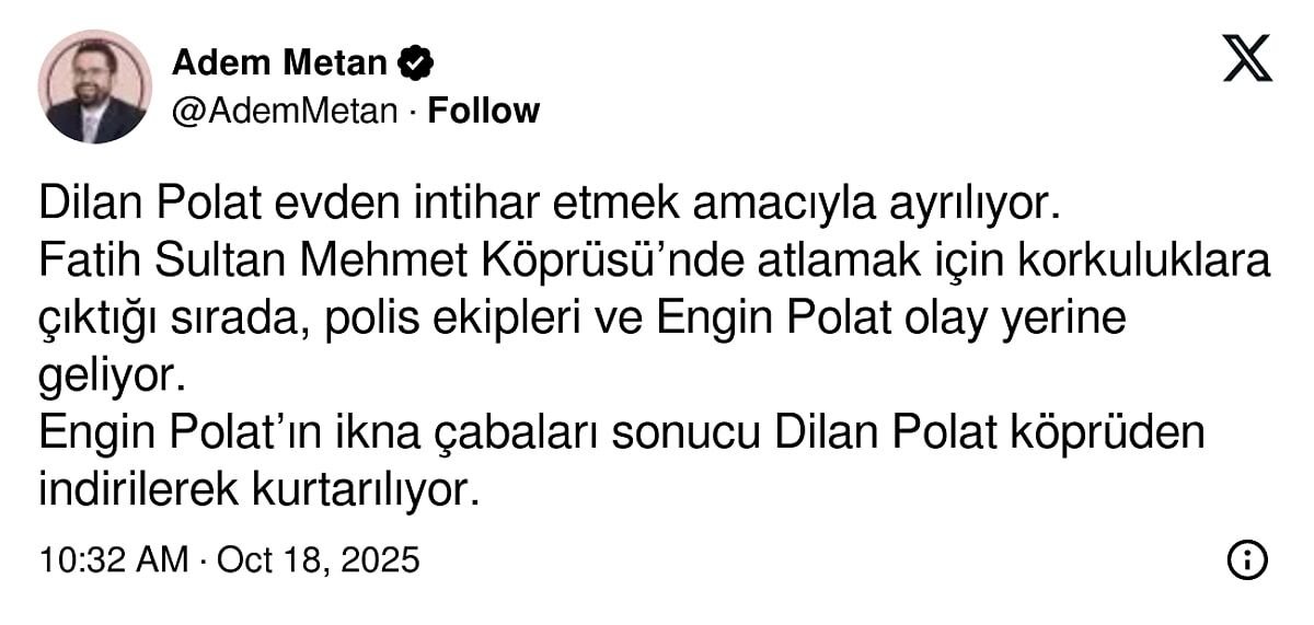 Dilan Polat Ve Engin Polat’tan Gergin Saatler Eşi Son Anda İkna Etti