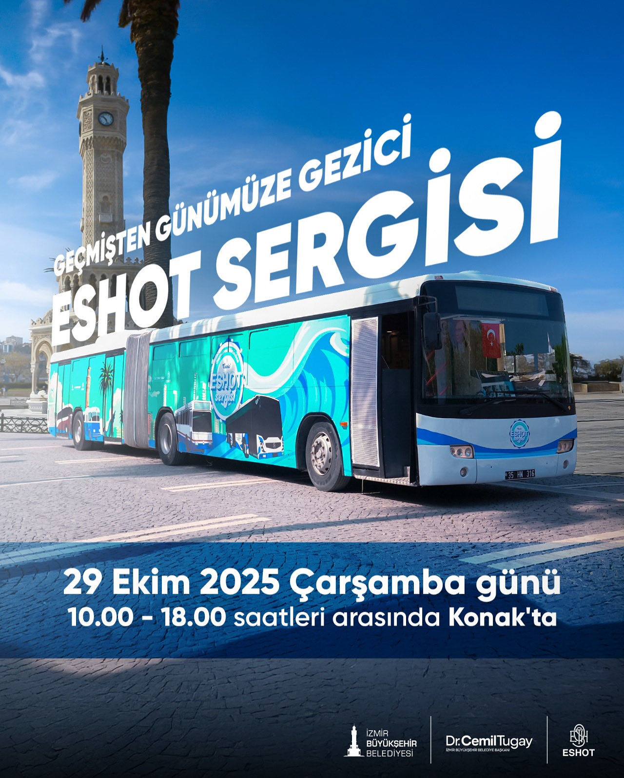 Gezici Eshot Sergisi Ile Izmirin Toplu Ulasim Seruveni Cumhuriyet Bayraminda Konakta-2