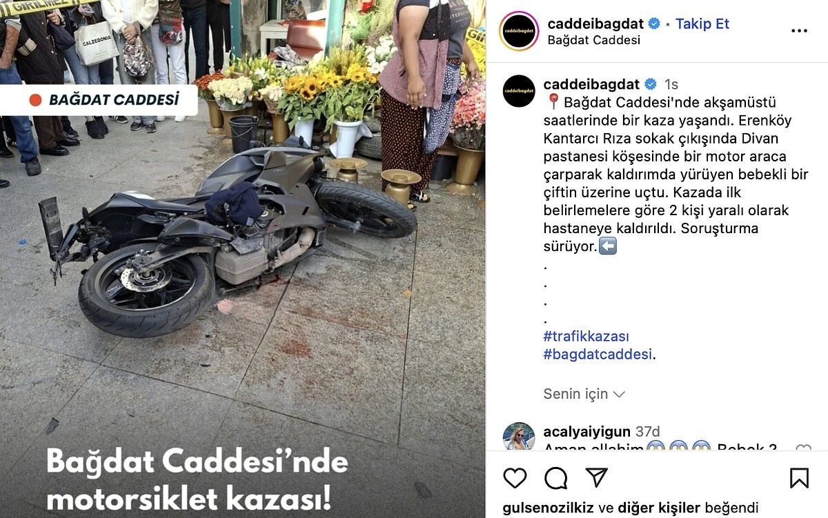 İrem Helvacıoğlu Ve Eşi Bağdat Caddesi’nde Kaza Geçirdi-2