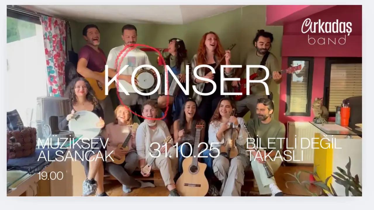 İzmir Alsancak’ta Farklı Bir Etkinlik Arkadaş Band’ın “Takaslı Konseri” Bu Akşam Müziksev'de (1)