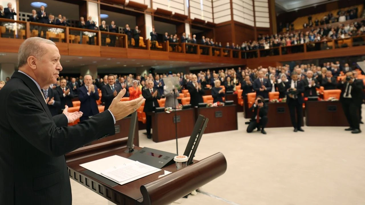 Tbmmde Mini Zirve Erdogan Bahceli Bakirhan Ve Dervisoglu Ile Bir Araya Geldi