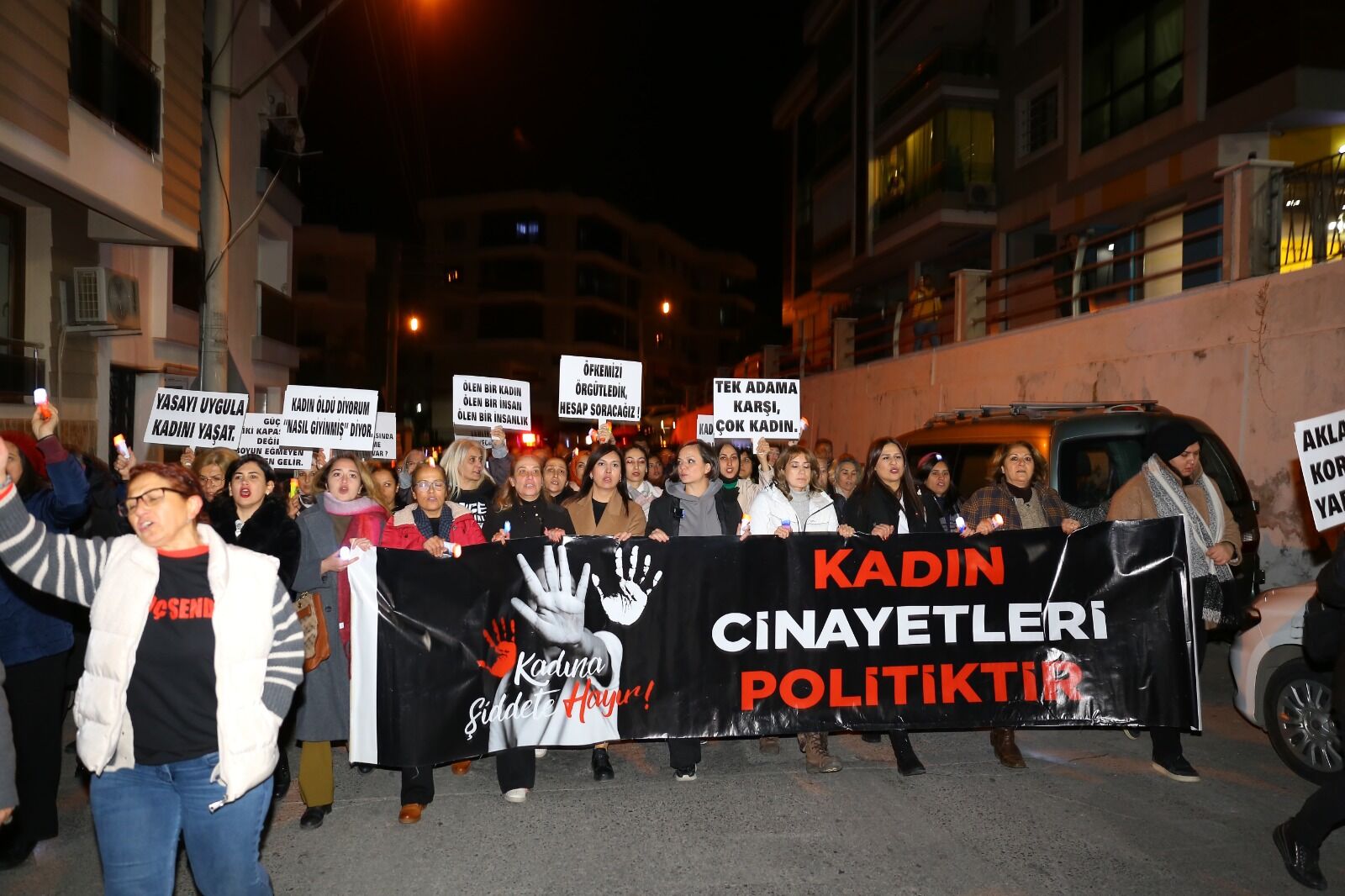 Başkan Kınay Makamını Parka Taşıyacak! Kadına Şiddete Karşı 24 Saatlik Nöbet Tutacak (1)