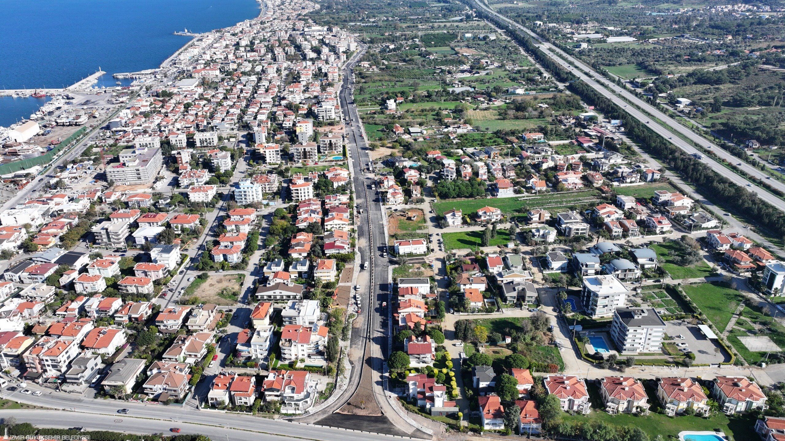 İzmir Güzelbahçe’de Trafik Sıkıntısı Tarih Olacak 75. Yıl Cumhuriyet Bulvarı Açılış Için Gün Sayıyor (1)