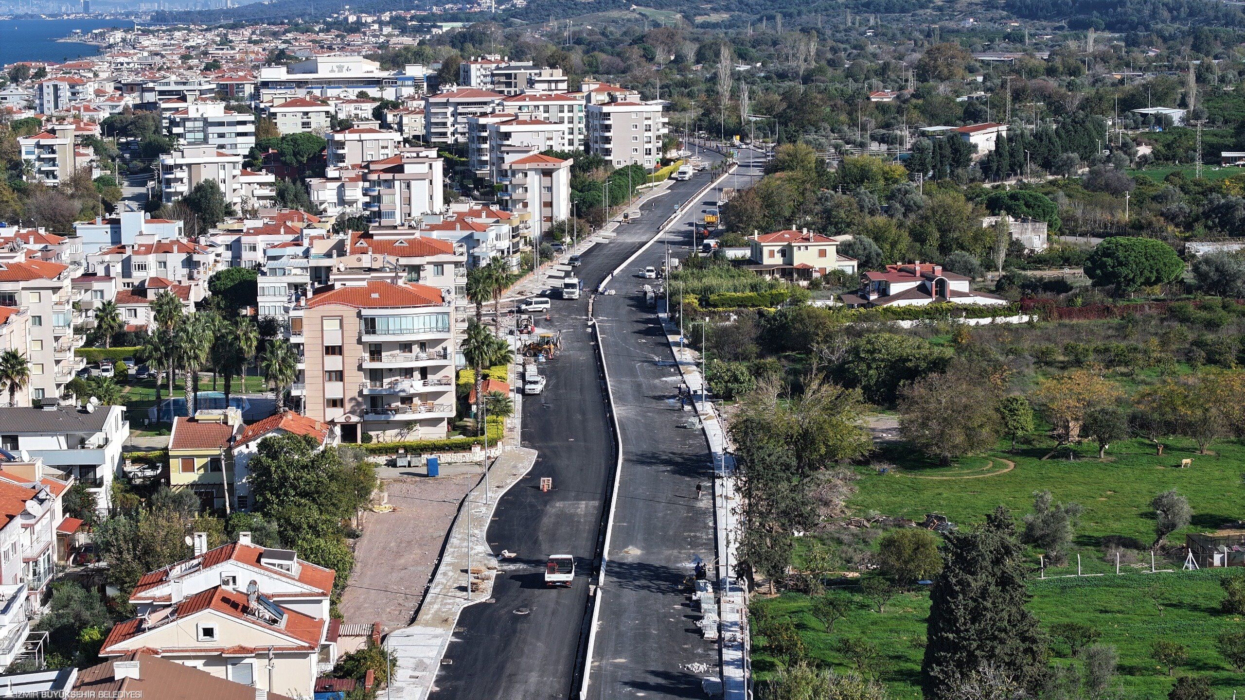 İzmir Güzelbahçe’de Trafik Sıkıntısı Tarih Olacak 75. Yıl Cumhuriyet Bulvarı Açılış Için Gün Sayıyor (2)