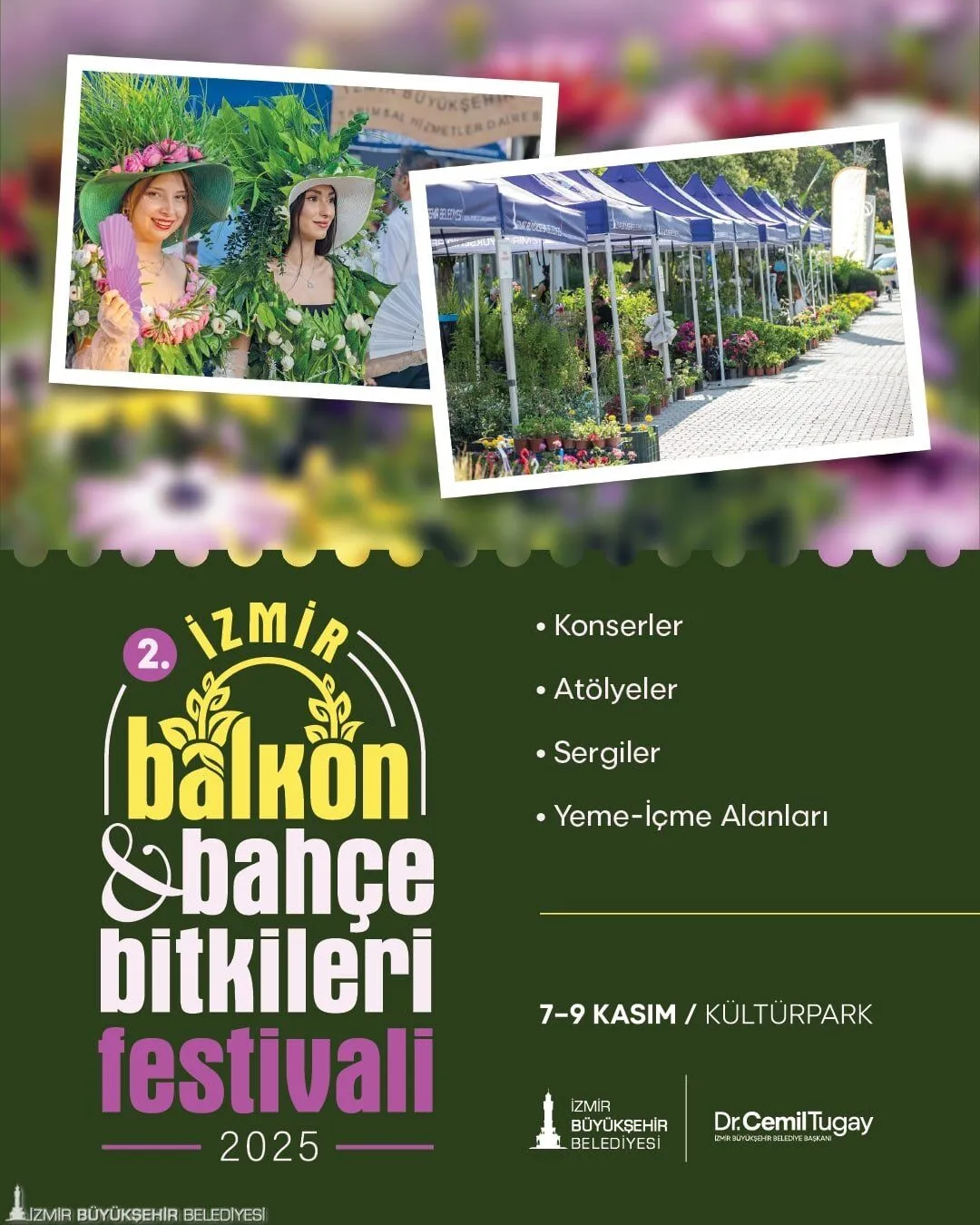 İzmirliler Hazır Olun! Kültürpark Üç Gün Çiçek Bahçesine Dönüşüyor (1)