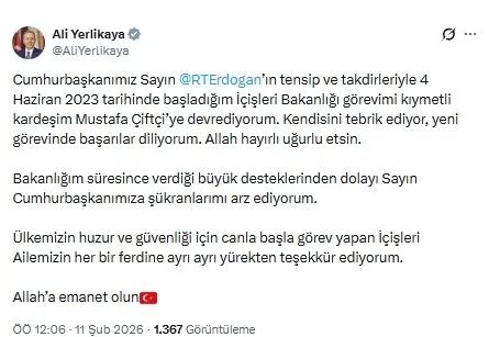 0X0 Kabinede Gorev Degisimi Adalet Bakani Akin Gurlek Icisleri Bakani Mustafa Ciftci Oldu 1770758732653