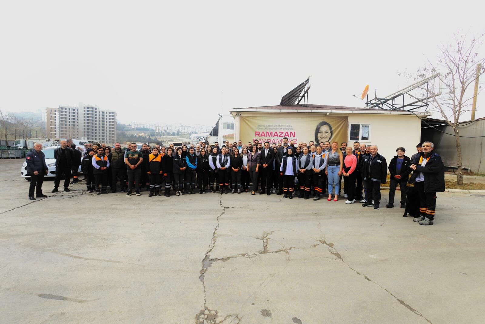 Başkan Kınay Belediye Çalışanları Ile (2)